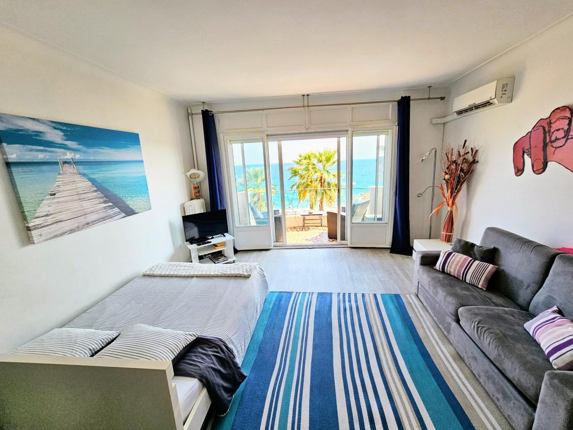 니스 Promenade Sea Front 아파트 외부 사진
