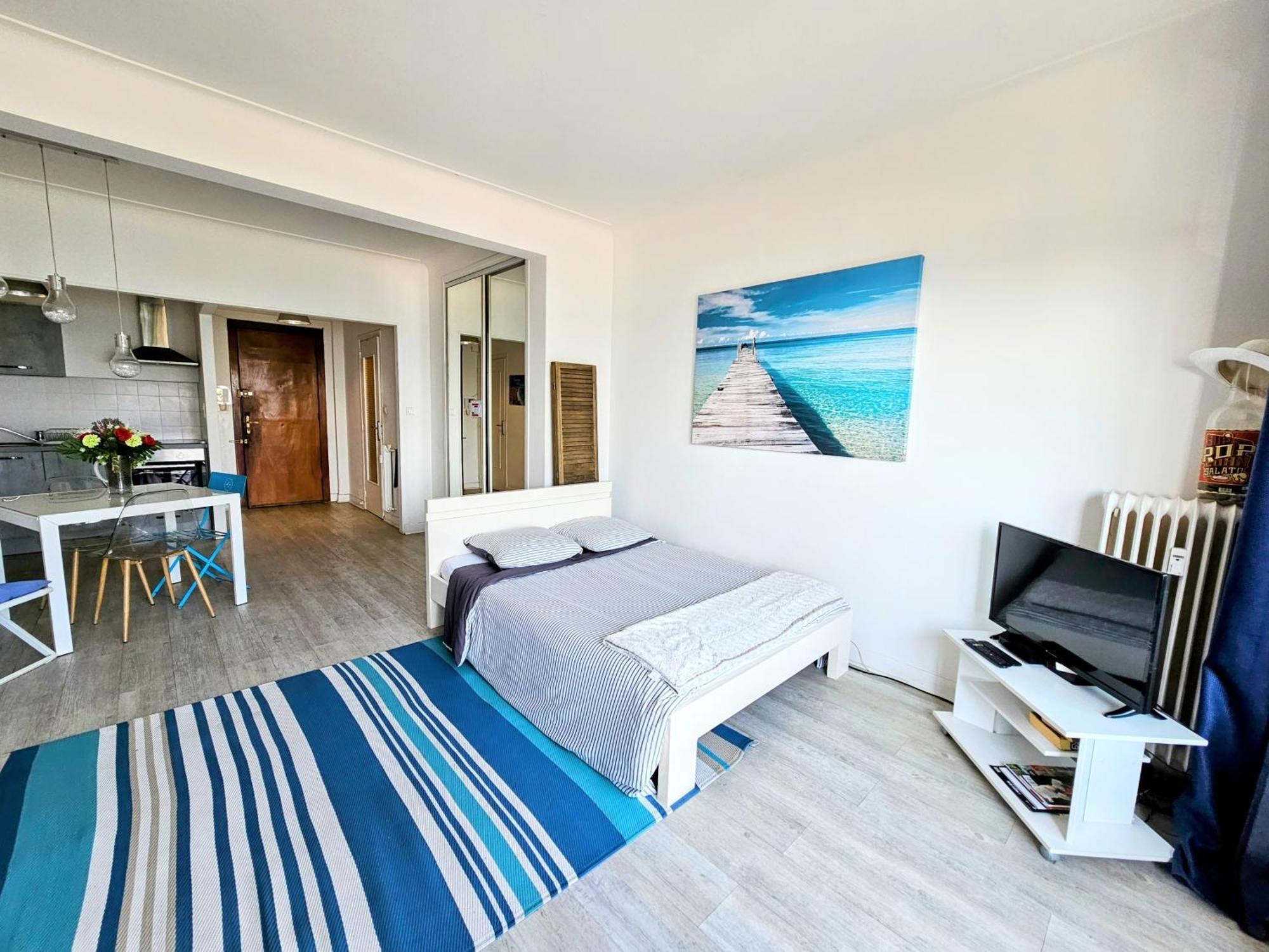 니스 Promenade Sea Front 아파트 외부 사진